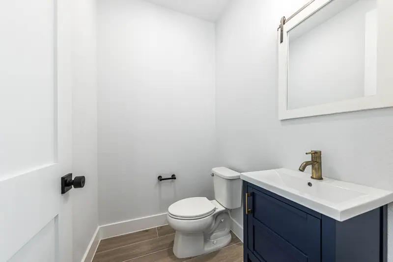 Bathroom, Farmhouse Hill Country Retreat (RenovatePros project)