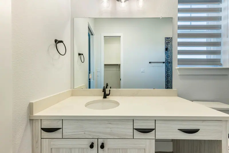 Bathroom, Farmhouse Hill Country Retreat (RenovatePros project)