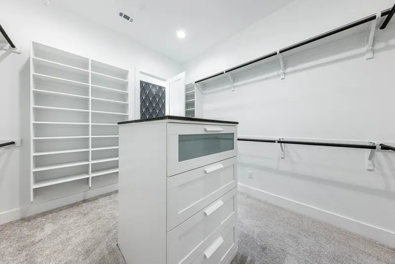 Closet, Farmhouse Hill Country Retreat (RenovatePros project)