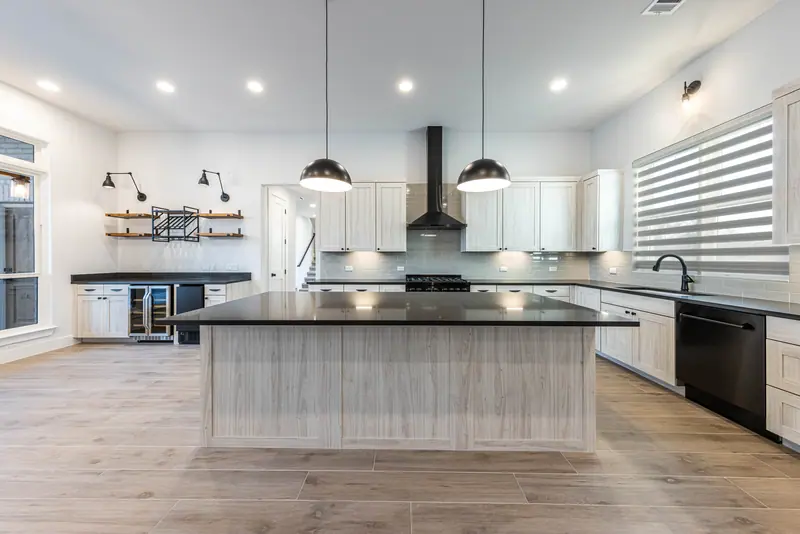 Kitchen, Farmhouse Hill Country Retreat (RenovatePros project)