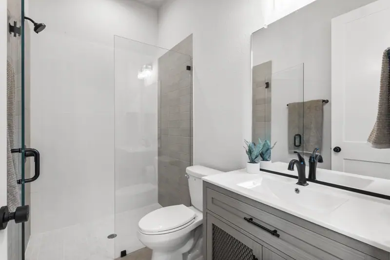 Bathroom, Round Mountain Modern Farmhouse (RenovatePros project)