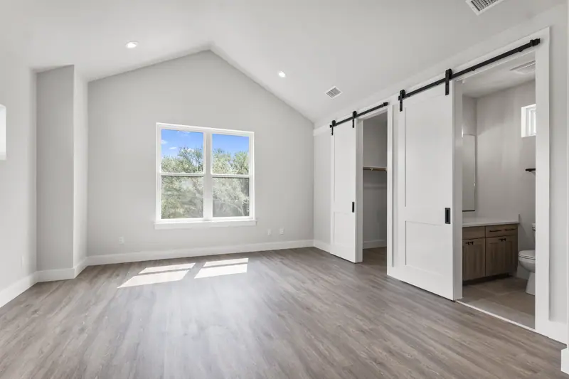 Bedroom, Round Mountain Modern Farmhouse (RenovatePros project)