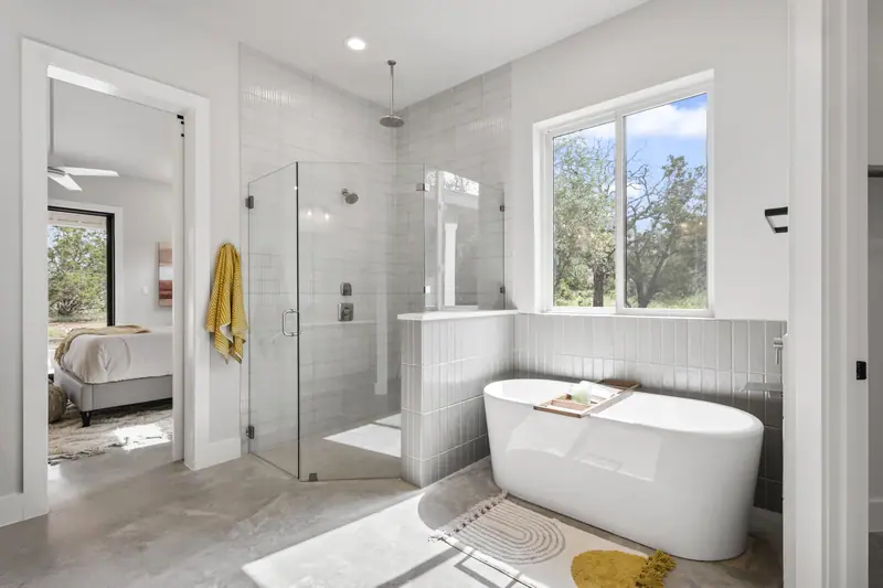Bathroom, Round Mountain Modern Farmhouse (RenovatePros project)