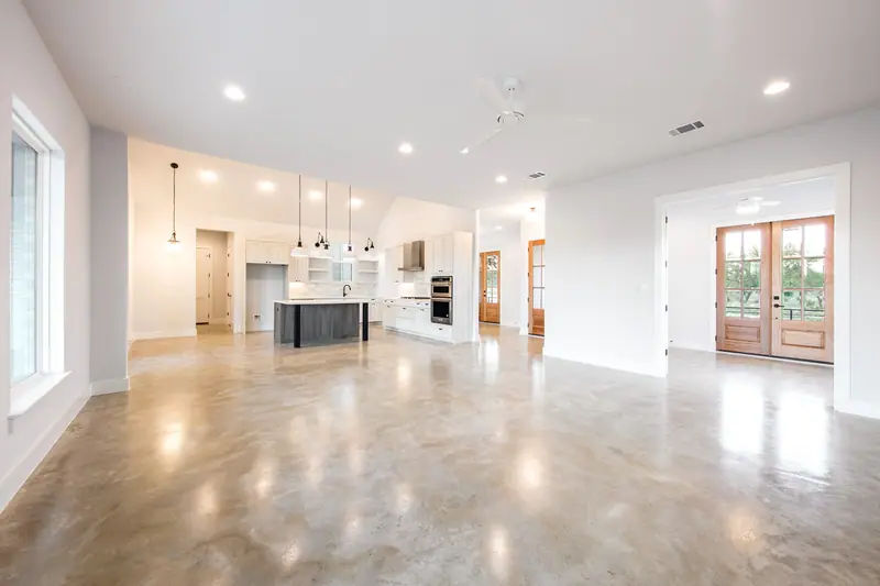 Living area, Spicewood Modern Farmhouse (RenovatePros project)